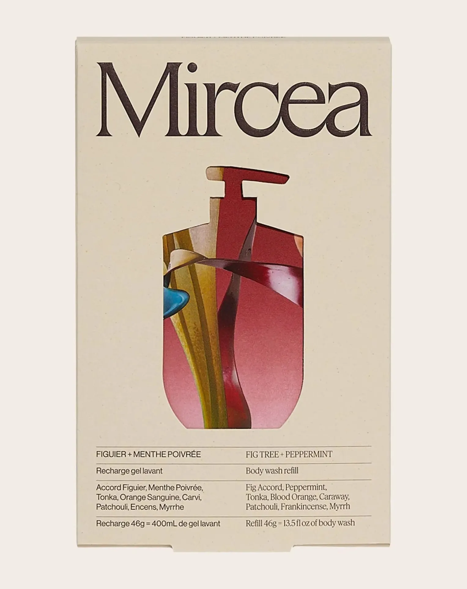 Fig Treet + Peppermint shower gel refill - 400ml