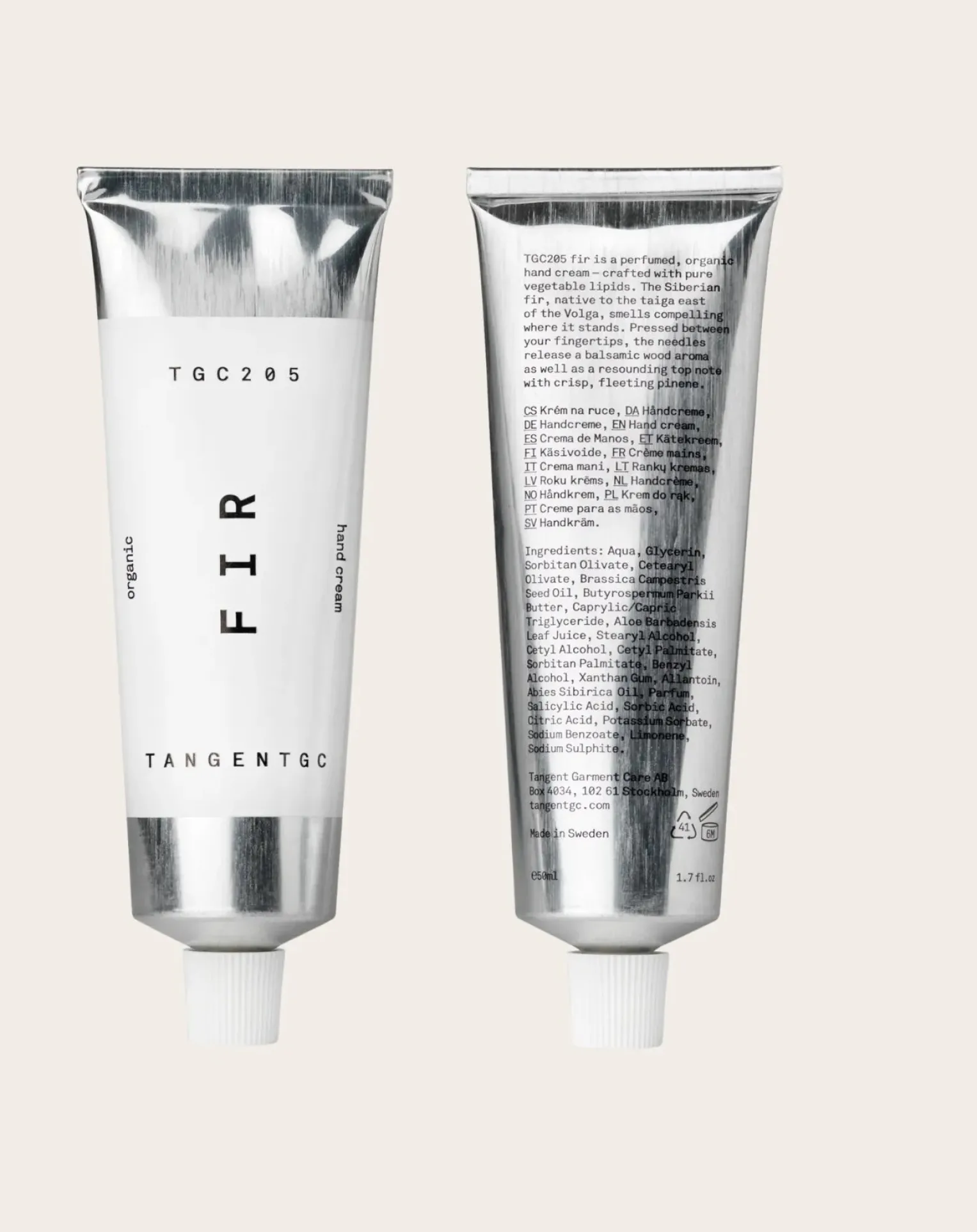 Fir organic hand cream