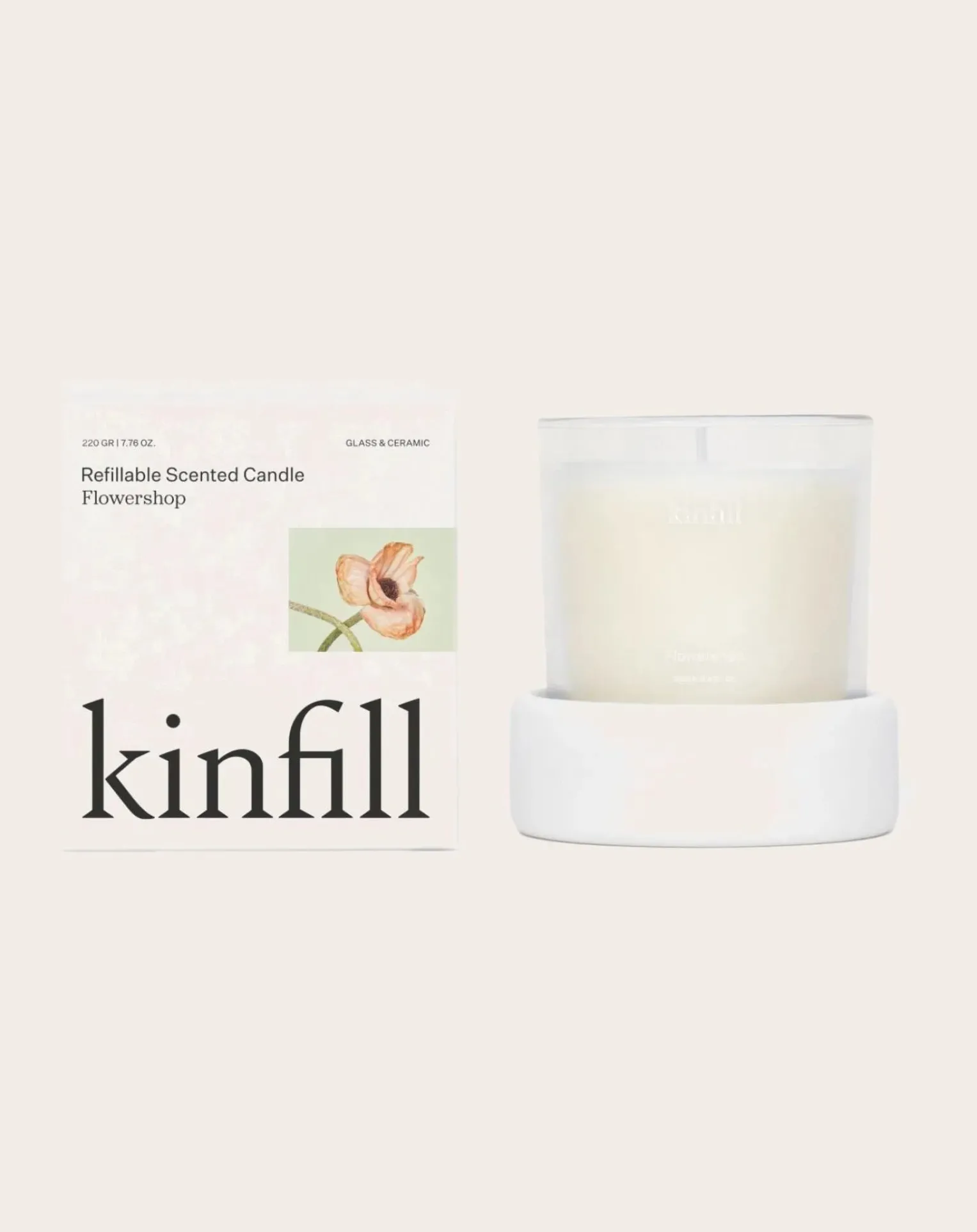 Flowershop scented candle