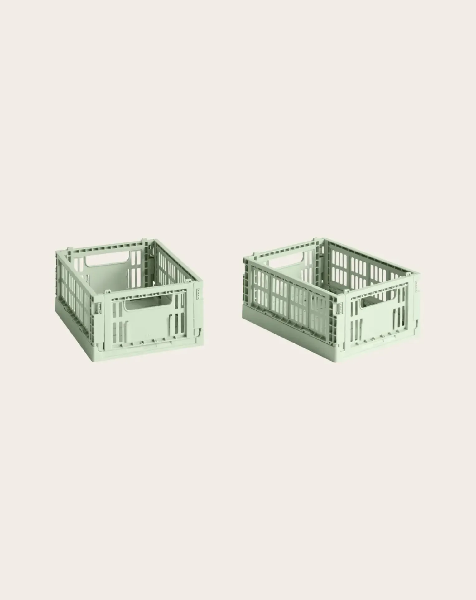 Foldable crates - Set of 2