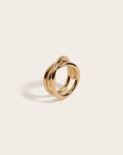 Gold-plated La Passionnée ring