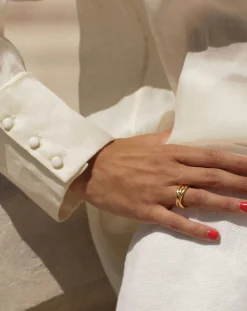 Gold-plated La Passionnée ring