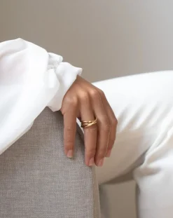 Gold-plated La Passionnée ring