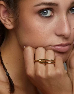 Gold-plated L'Audacieuse ring