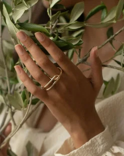 Gold-plated L'Audacieuse ring