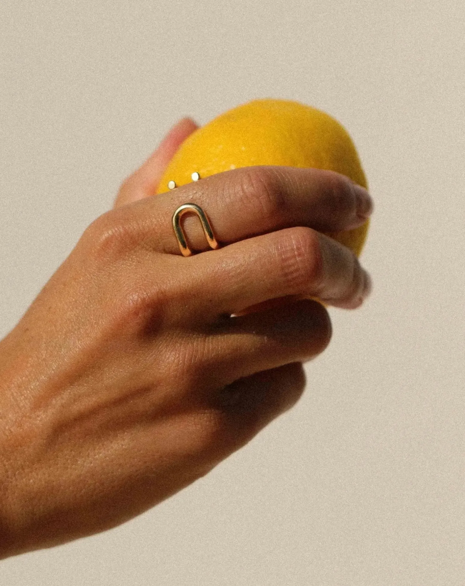 Gold-plated L'Origine ring