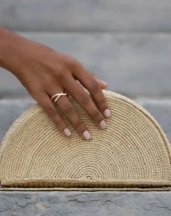 Gold-plated Shell ring