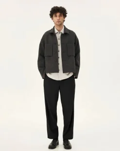 Holar Anthracite Wool Jacket