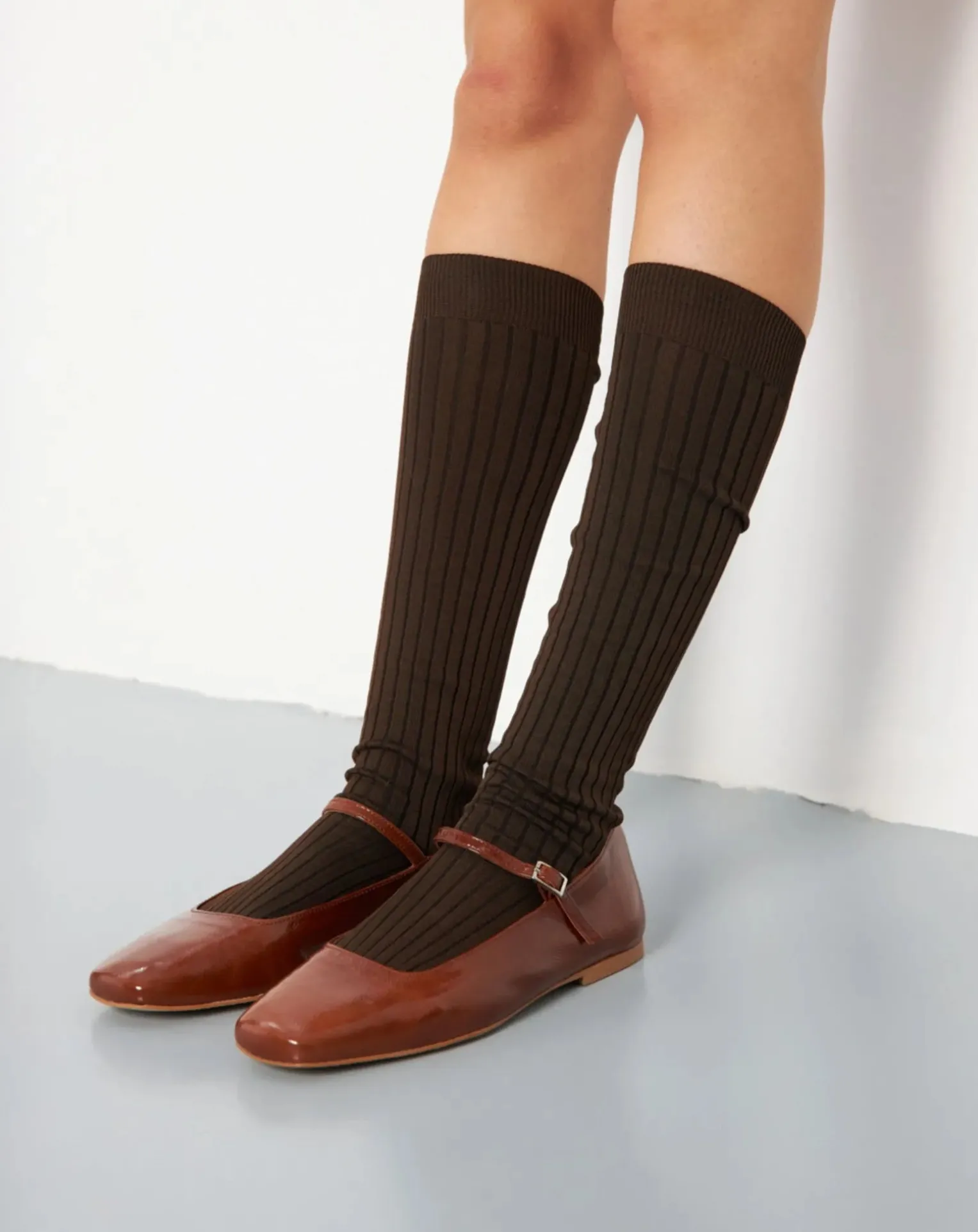 Julieta patent ballerinas