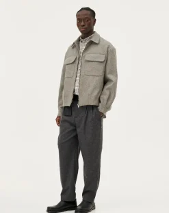 Kinsale Green stone Wool jacket