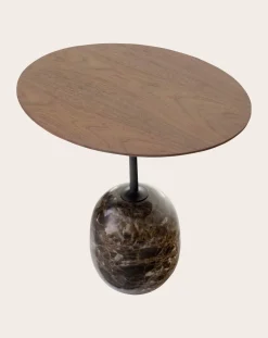 Lato LN9 Coffee Table, Walnut Top