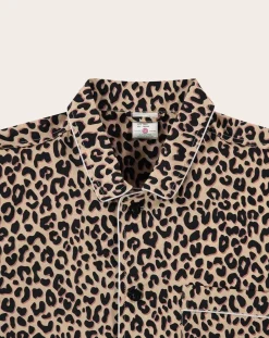 Leopard Organic Cotton Pyjama Shirt
