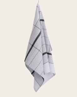 Linear tea towel