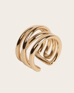 L'Intégrale gold-plated ring