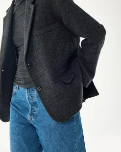 London Carreaux Virgin Wool Jacket
