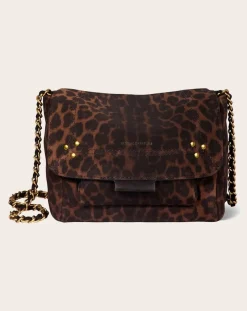 Lulu S Bag Velvet Leopard crust