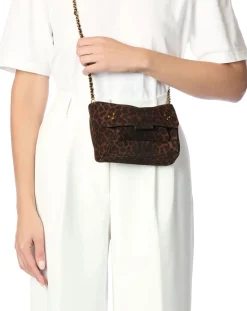 Lulu S Bag Velvet Leopard crust