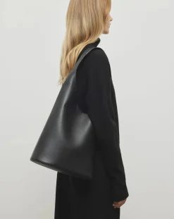 Lune Tote handbag in grained leather