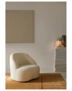 Margas LC1 Lounge Chair - Walnut Wood Frame