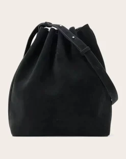 Marin Supple Medium handbag in suede leather