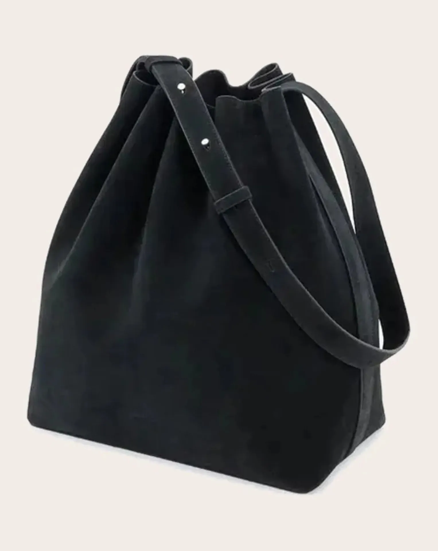 Marin Supple Medium handbag in suede leather