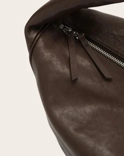 Maxi Cush Washed Leather Bag