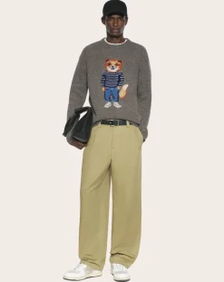 Merino Wool Dressed Fox Sweater