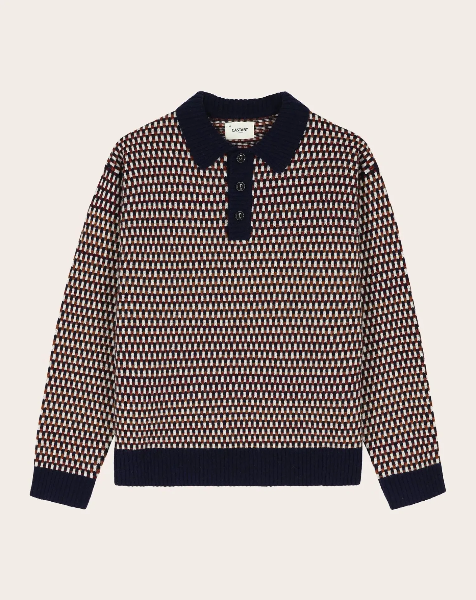 Meryon knitted polo sweater