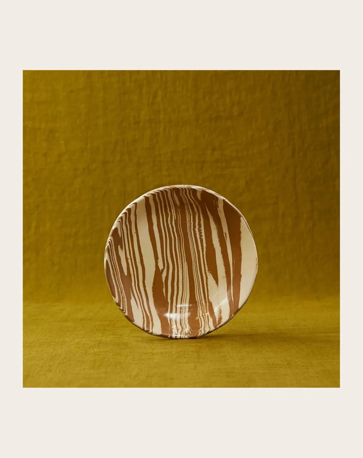 Mixed Clay Soup Plate