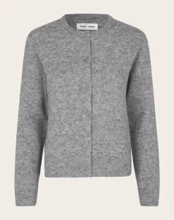 Nor short cardigan in wool and alpaca