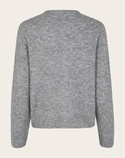 Nor short cardigan in wool and alpaca