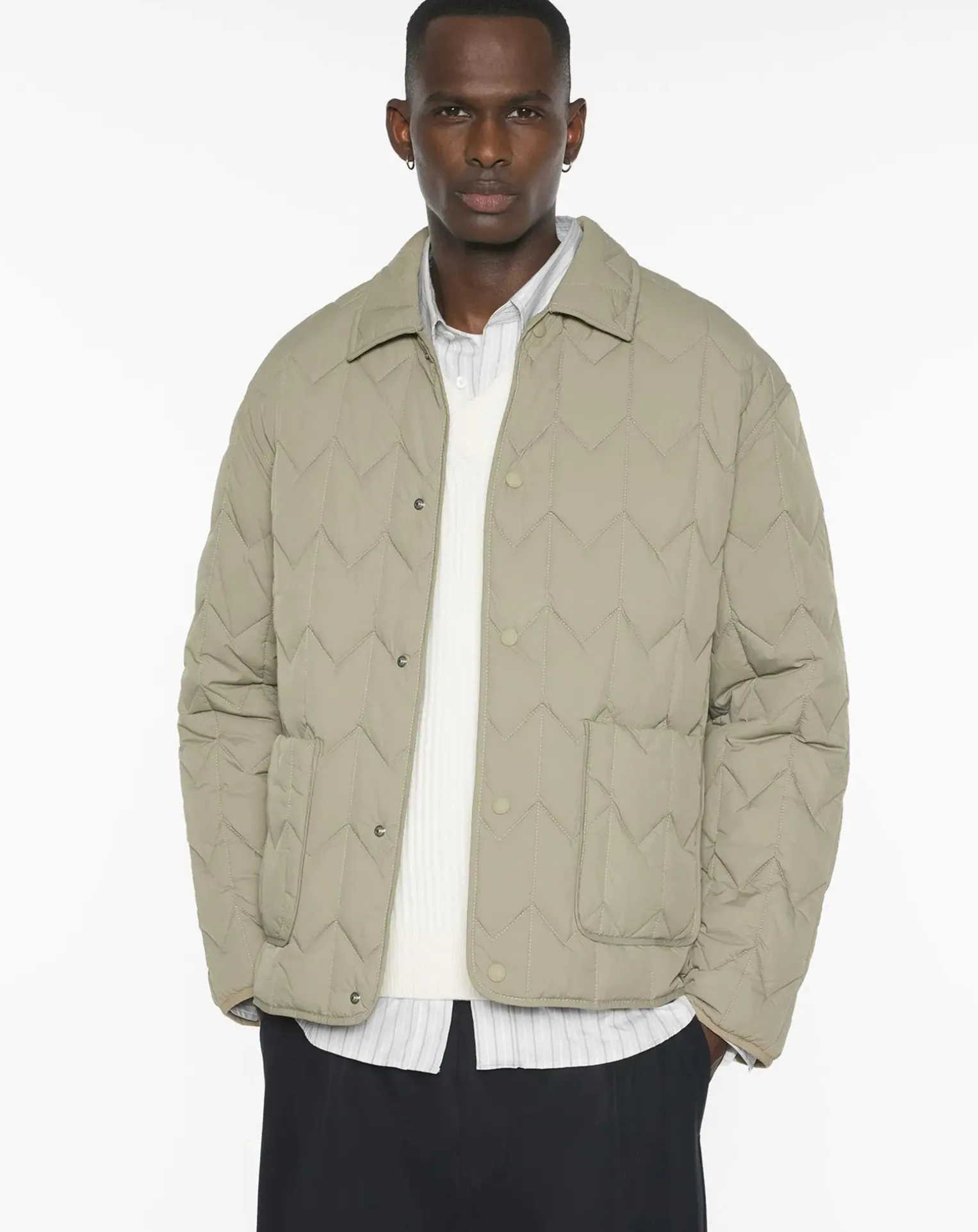 Nylon Quilted Jacket
