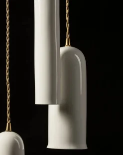 Olympia N°2 porcelain hanging lamp, Anita Le Grelle