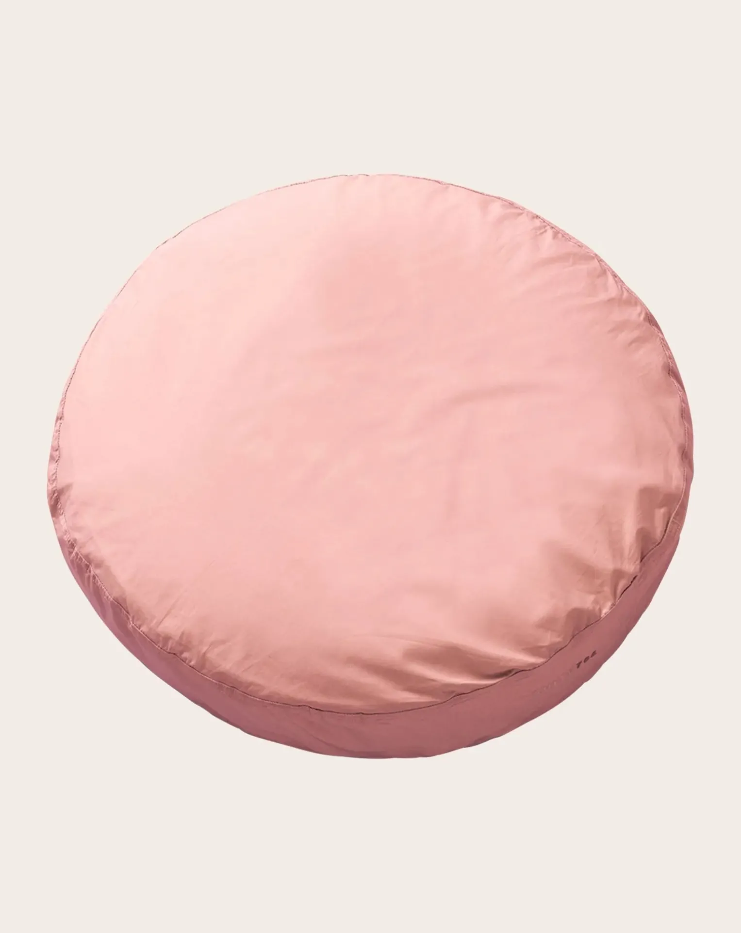 Organic Cotton Percale Round Cushion