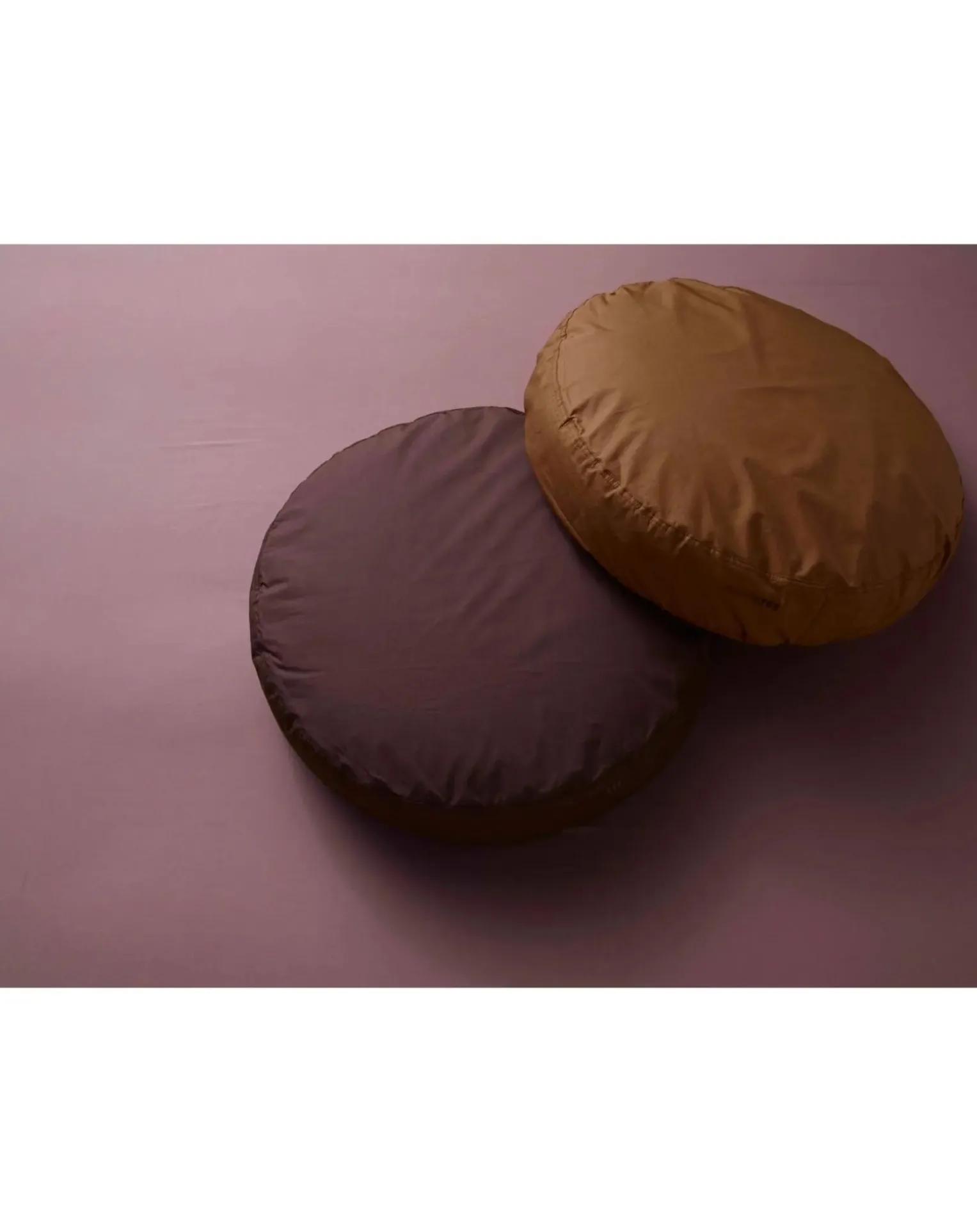 Organic Cotton Percale Round Cushion