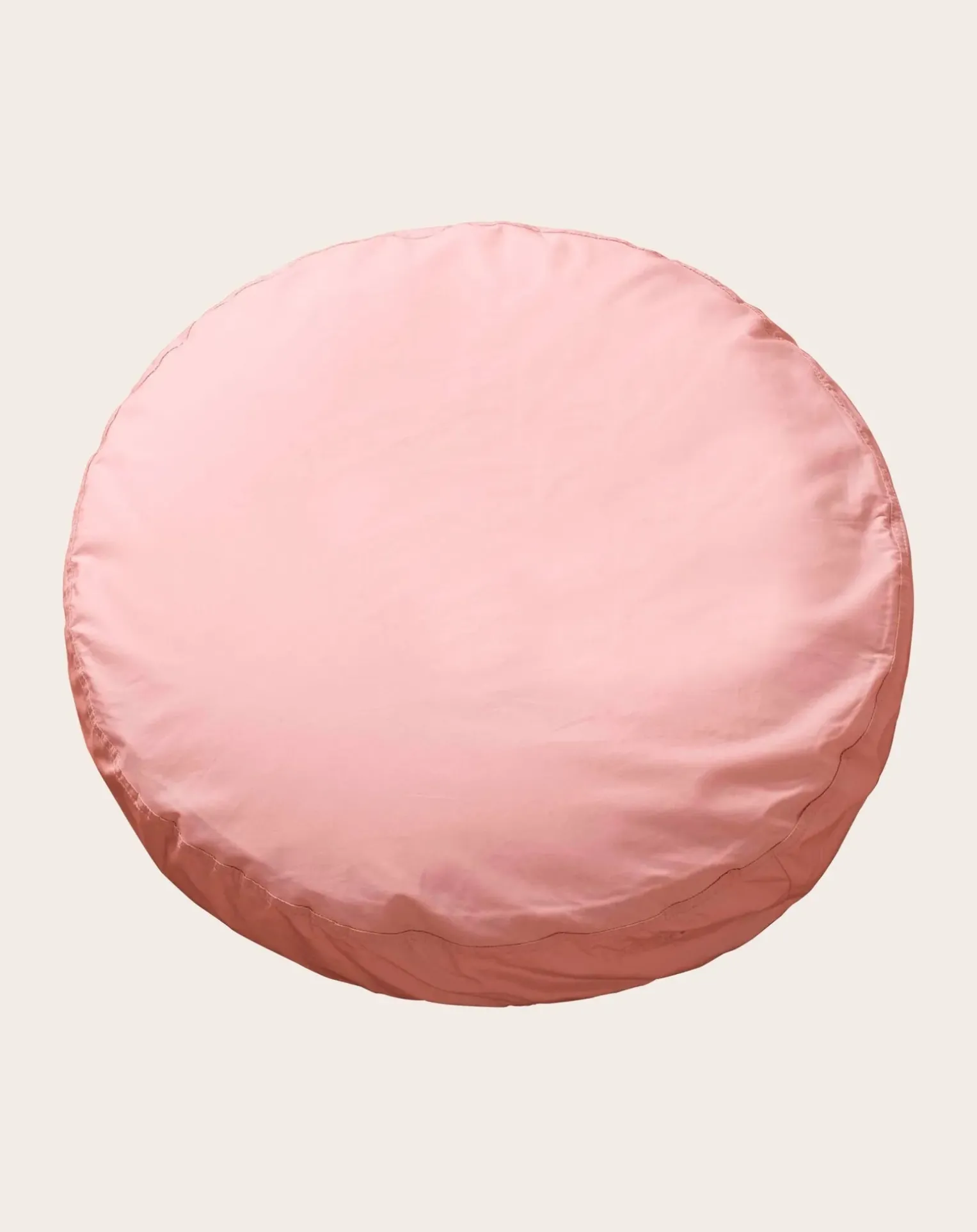 Organic Cotton Percale Round Cushion