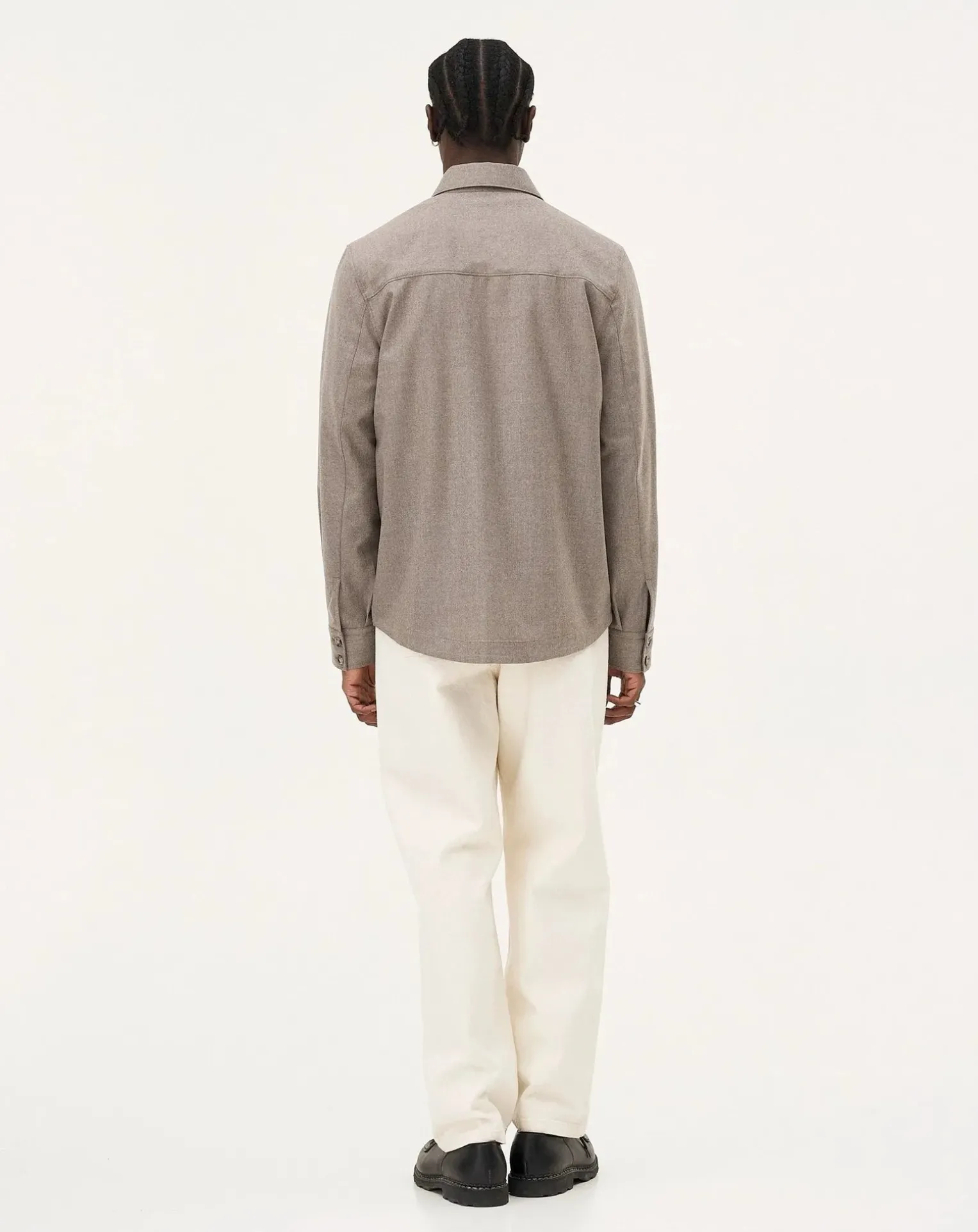 Ottawa Mushroom Virgin Wool Overshirt