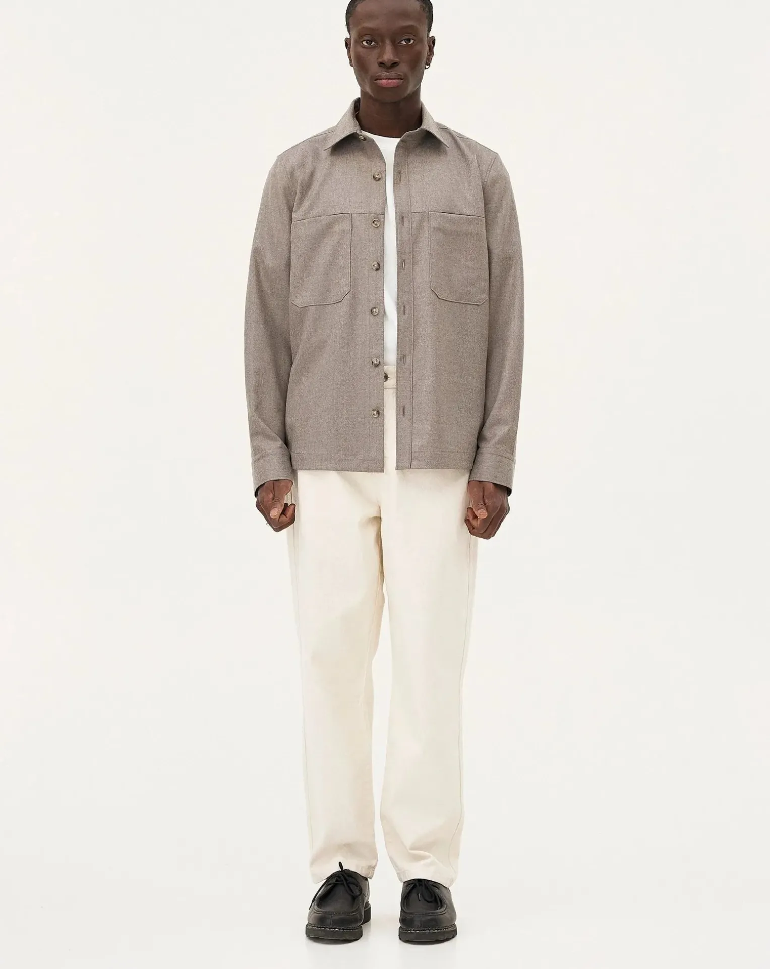 Ottawa Mushroom Virgin Wool Overshirt