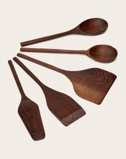 Outils de cuisine Pure en bois - Set de 5