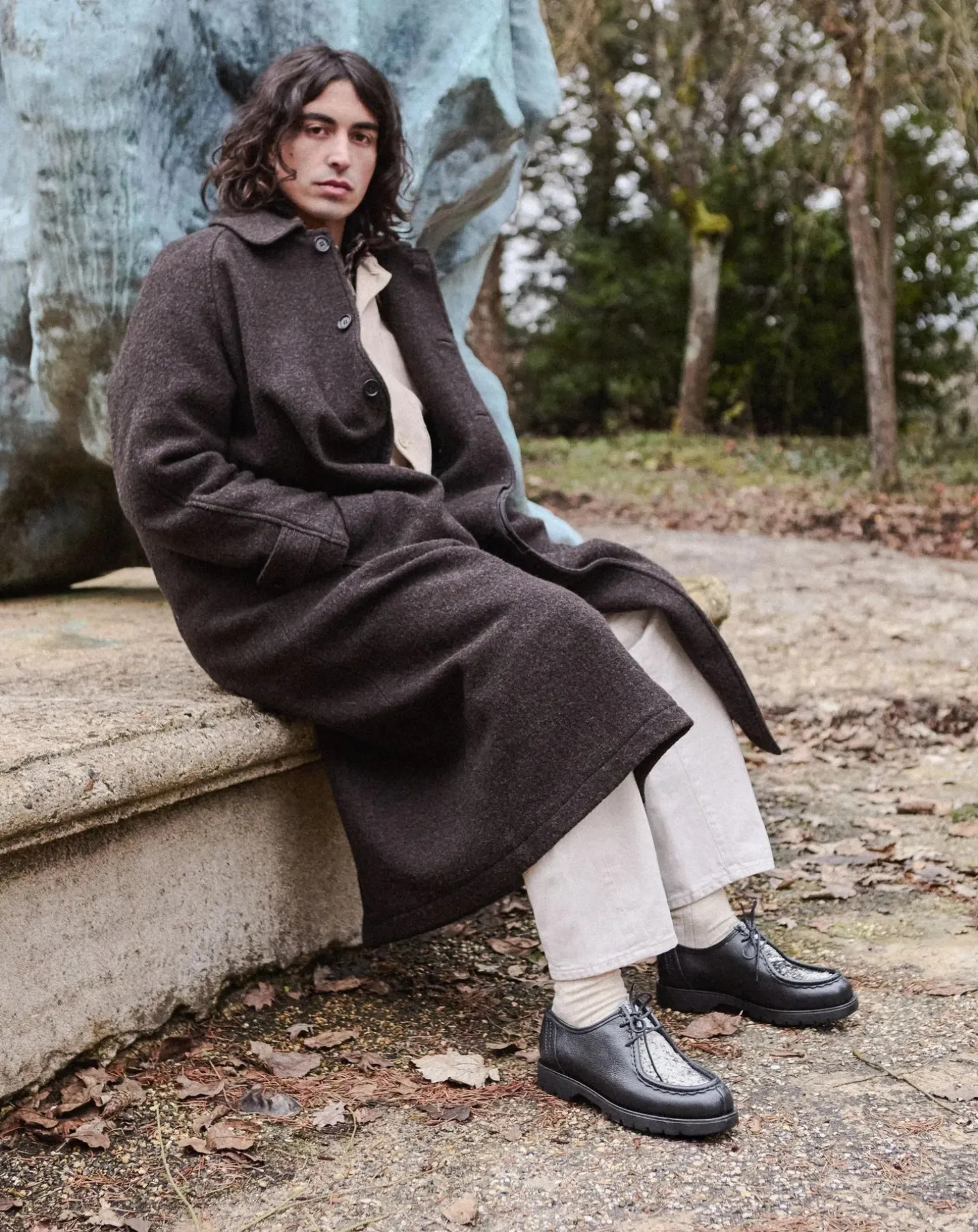 Padrini BC Leather Notched Sole Derbies