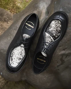 Padrini BC Leather Notched Sole Derbies