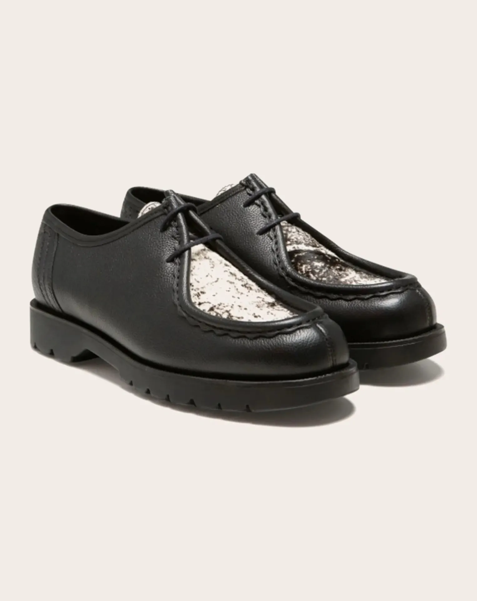 Padrini BC Leather Notched Sole Derbies