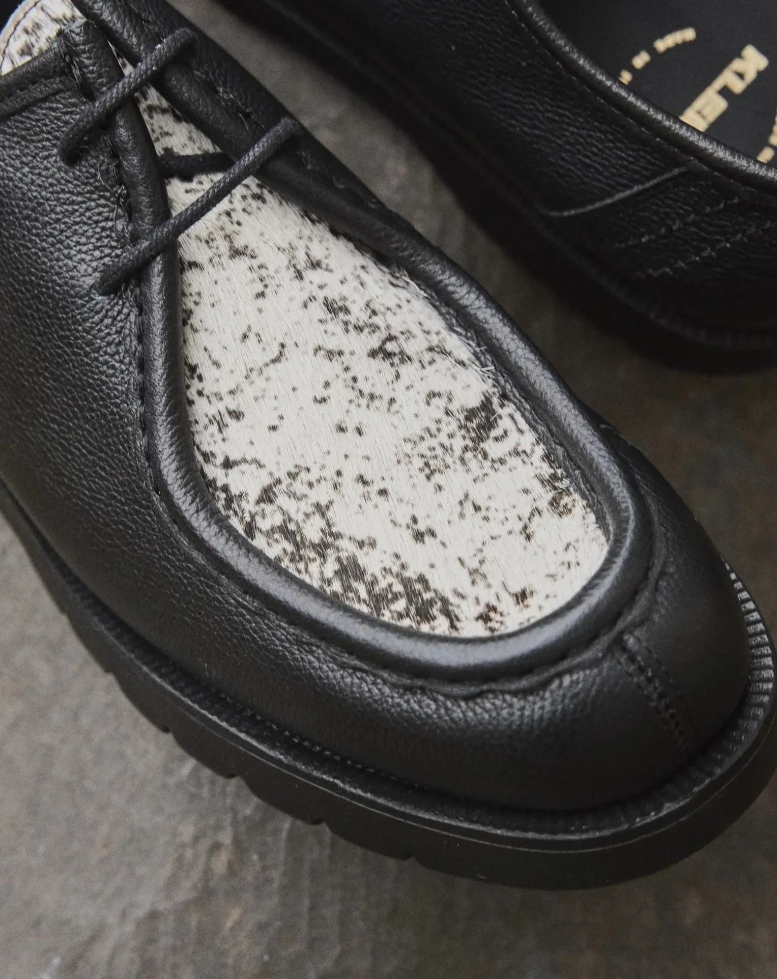 Padrini BC Leather Notched Sole Derbies