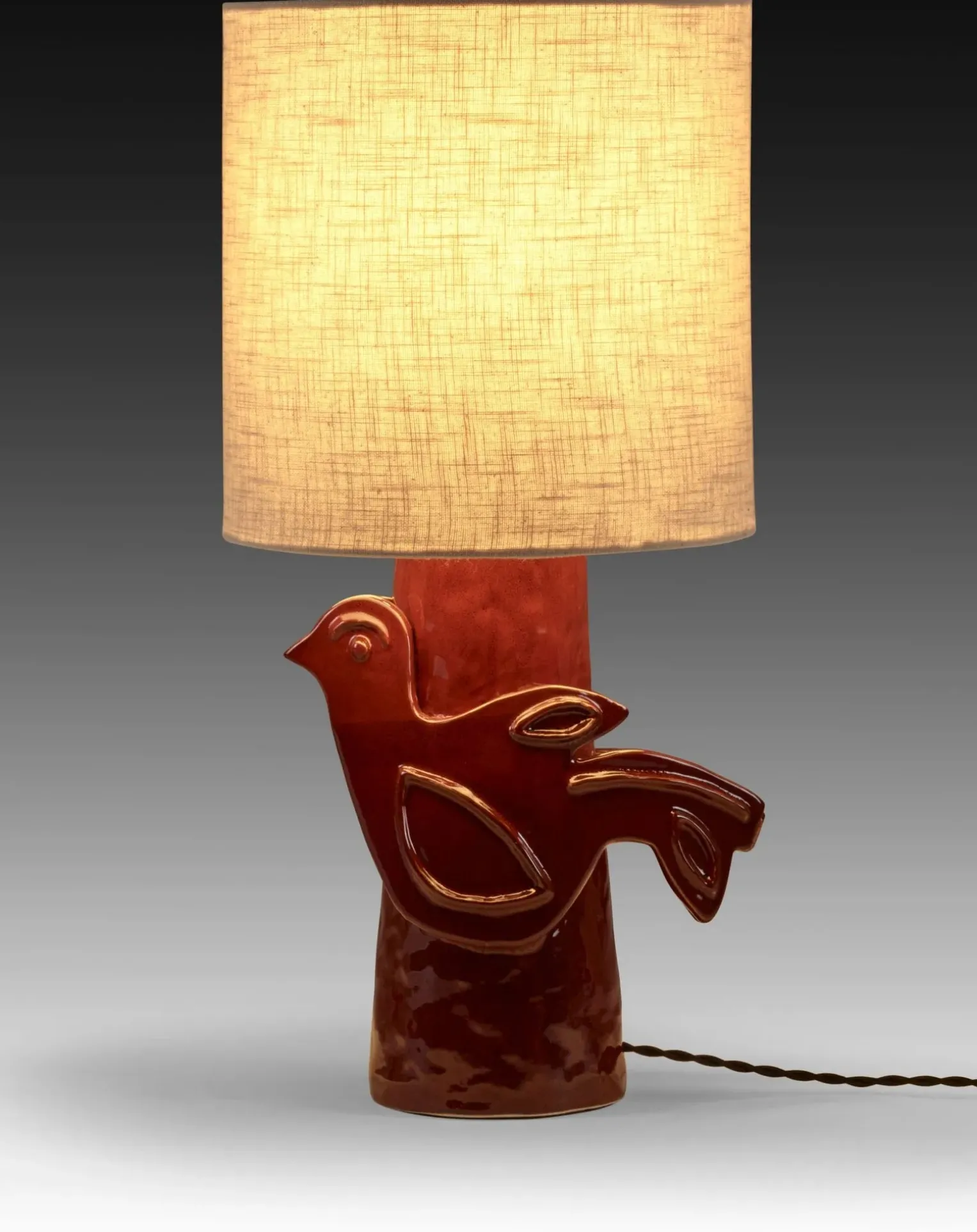 Paloma stoneware table lamp, Marie Michielssen