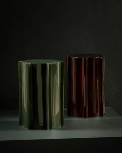 Pawn stoneware side table, Marie Michielssen