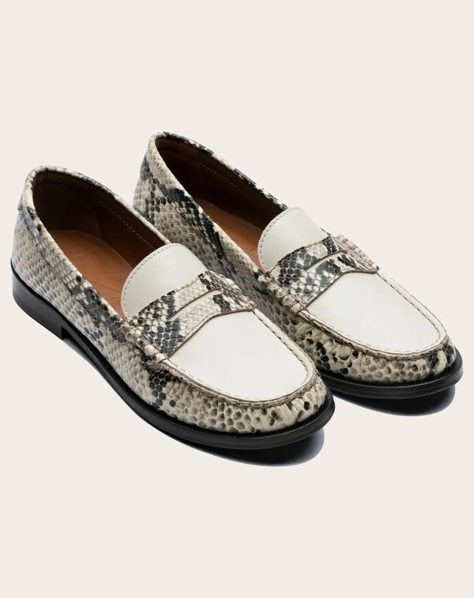 Penny Python Loafers
