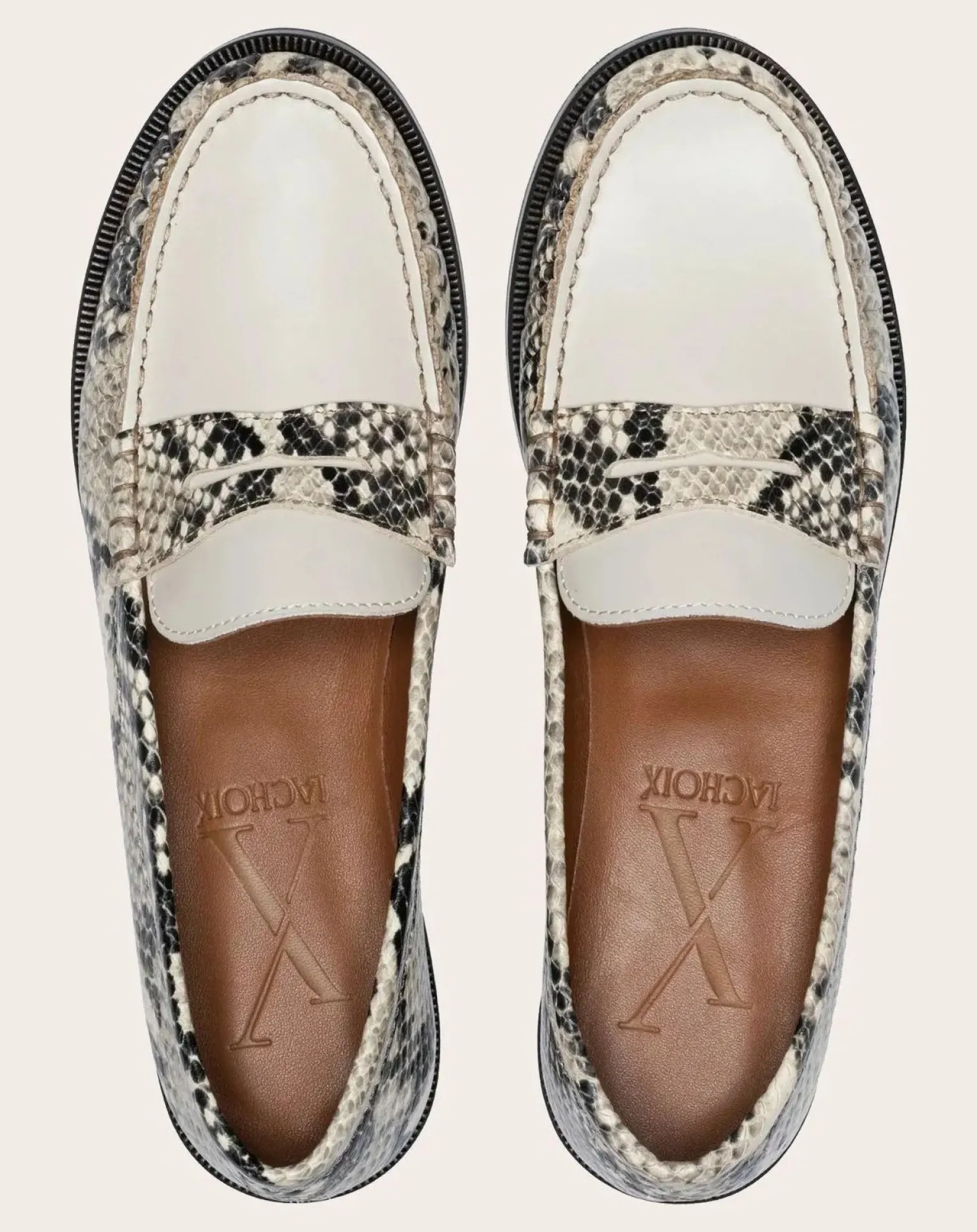 Penny Python Loafers