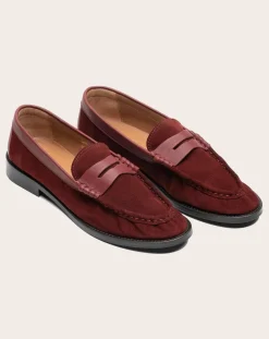 Penny Suede Loafers