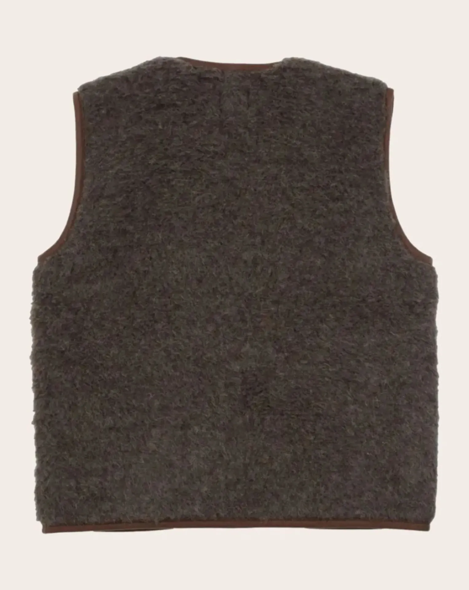 Pepitko Vest Wool Sleeveless Vest