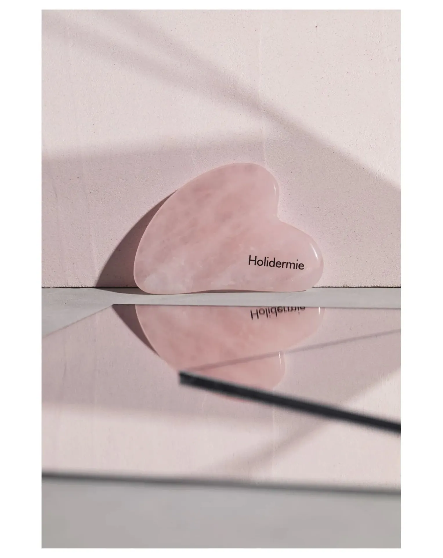 Pink Quartz Facial Gua Sha